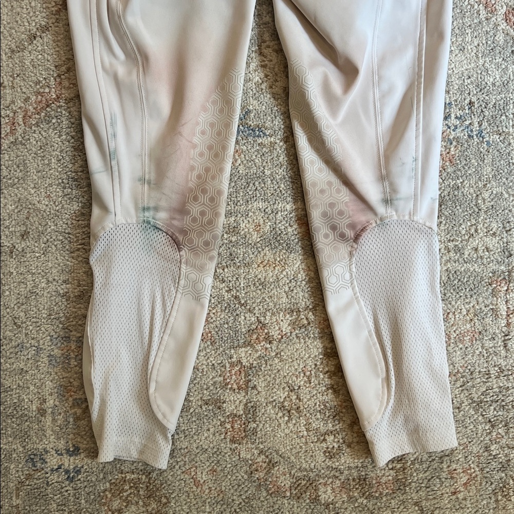 Ariat White Mid Rise Breeches 26R - Picture 9 of 13